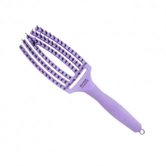 Brush with boar bristles lavender colour