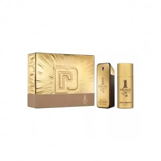 Paco Rabanne 1 Million Parfum Perfume Set 100Ml + 10Ml + Deodorant